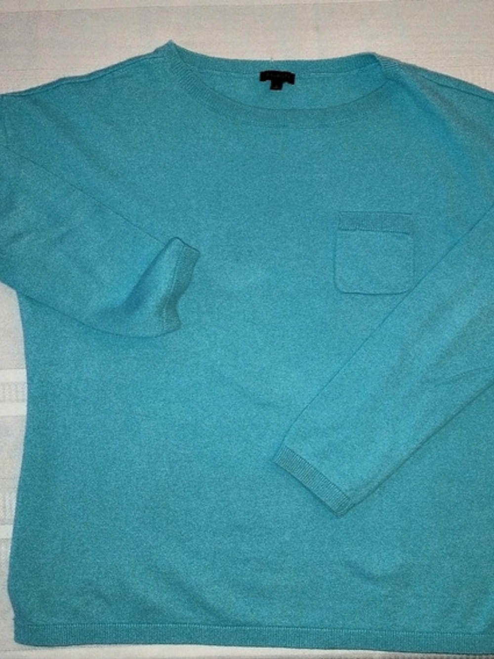 Talbots Cotton Wool Cashmere Crewneck Sweater Size Large